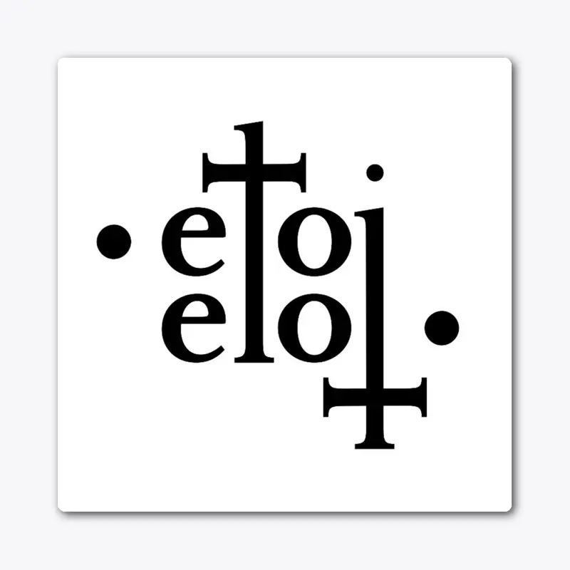 Eloi Eloi Logo in White